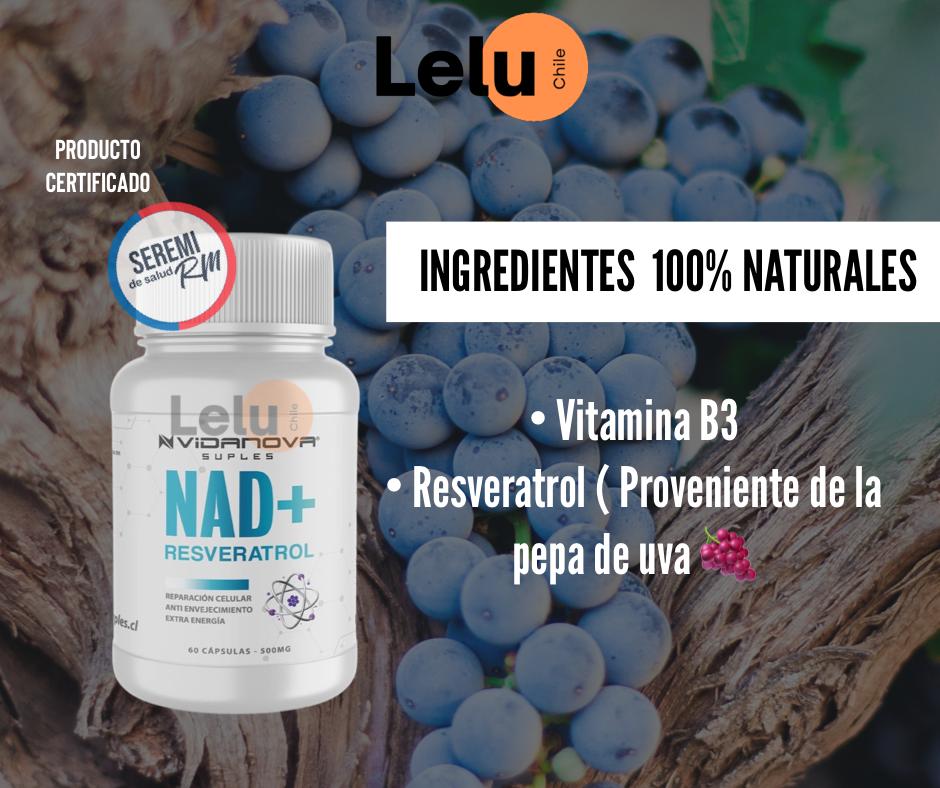 Av - NAD+ Resveratrol 500MG 60 Caps
