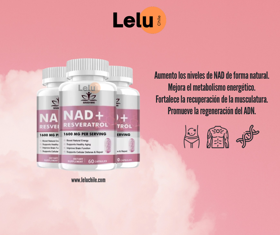 NAD+ RESVERATROL 1000MG 60 CAPS ORIGINAL