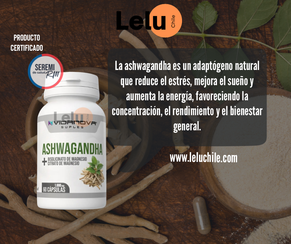 Av - Ashwagandha + Magnesio 60 Caps 1000MG
