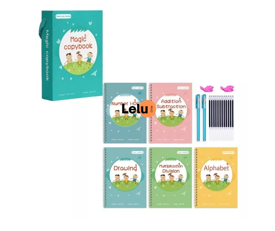 Magict™ - Set de Cuadernos Mágicos de caligrafía