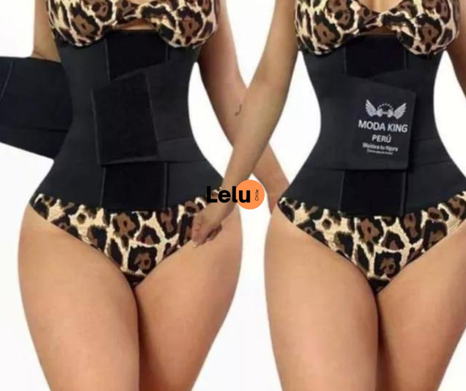 Aa - FajaKing™ - Faja Cinturilla Reloj de Arena Reductora