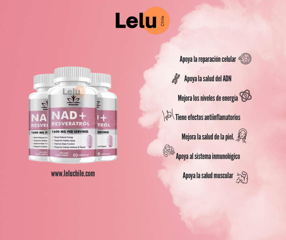 NAD+ RESVERATROL 1000MG 60 CAPS ORIGINAL
