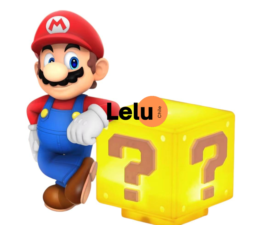 Al- Lampbros™ -Lámpara Cubo Mario Bros Led Sonido USB