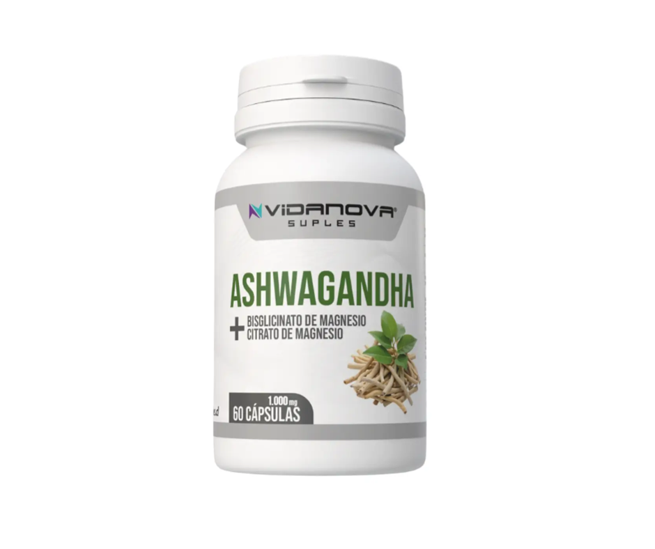Aa- Ashwagandha + Magnesio 60 Caps 1000MG